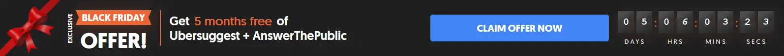 ubersuggest black friday deal 2024