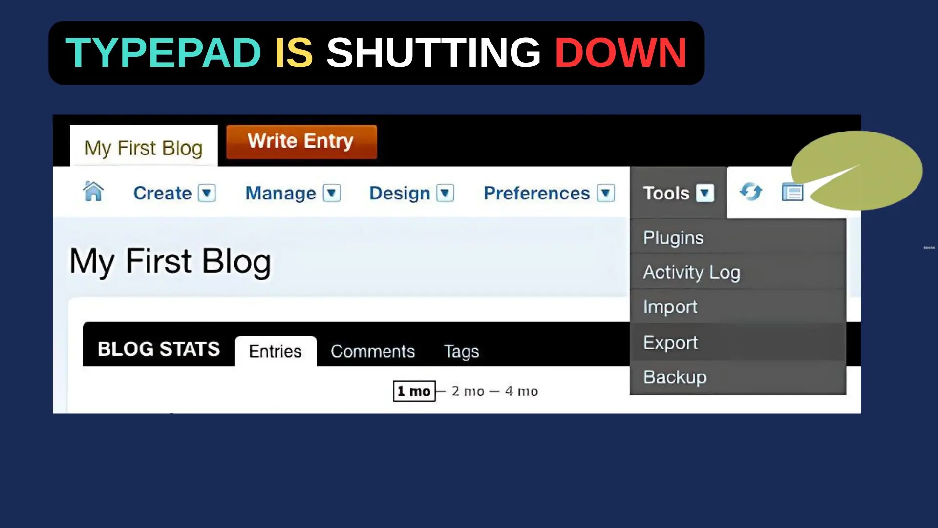 TypePad is shutting down
